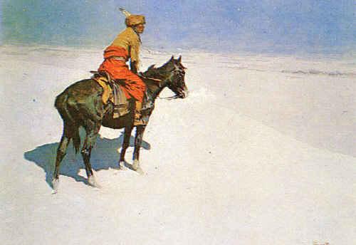 Frederick Remington The Scout : Friends or Enemies